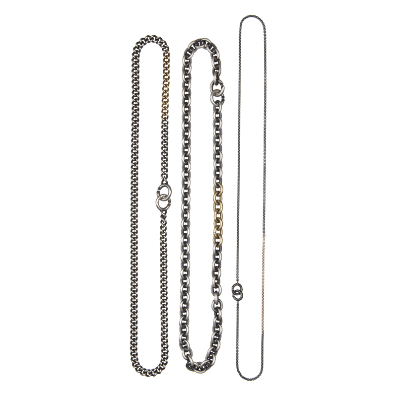 Silver and gold chain