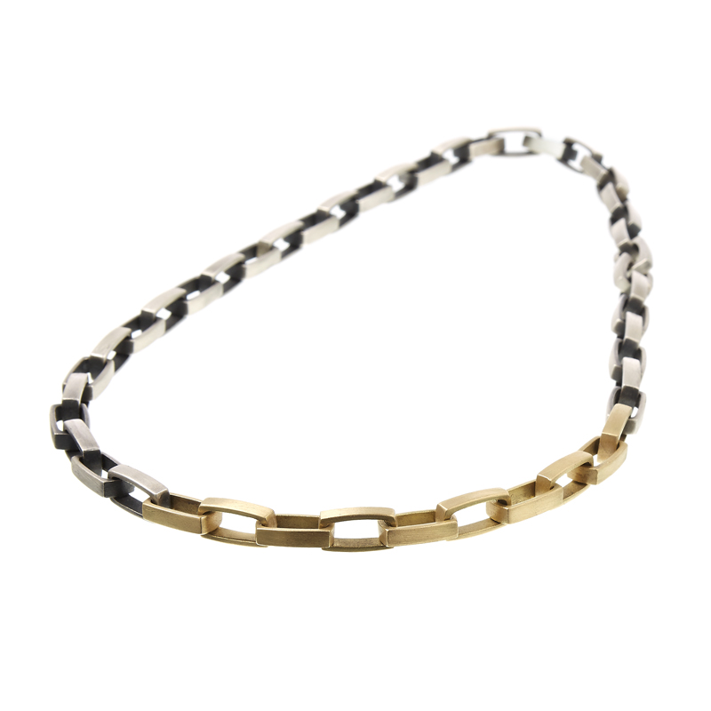silver and gold chain